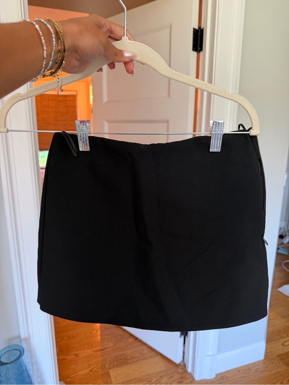 Zara High Rise Black Skort